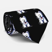 KiniArt Westie Terrier Neck Tie ネクタイ (ロール)