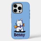 KiniArt™ Westie with Bone Case-Mate iPhoneケース (裏面)