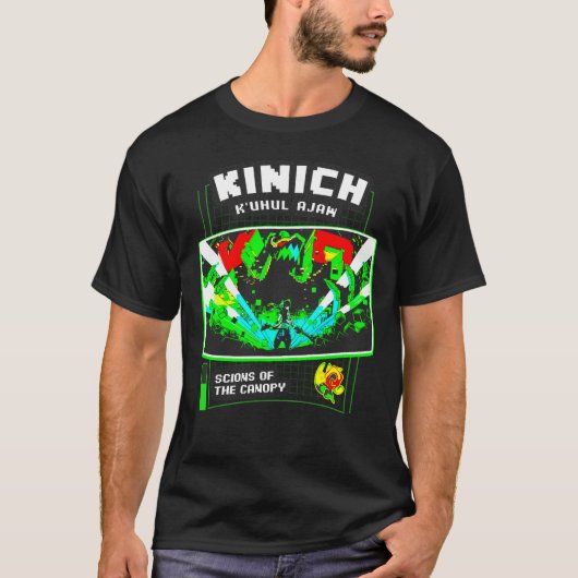 Kinich – 天蓋の切り口 – Genshin Impact Tシャツ (正面)