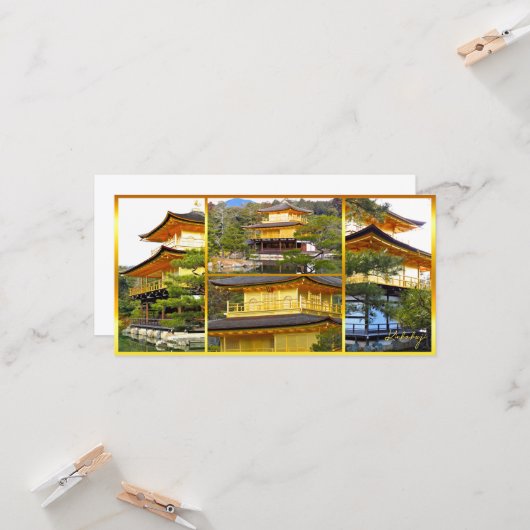 Kinkaku-ji (Rokuon-ji) カード (正面/裏面インサイチュ)