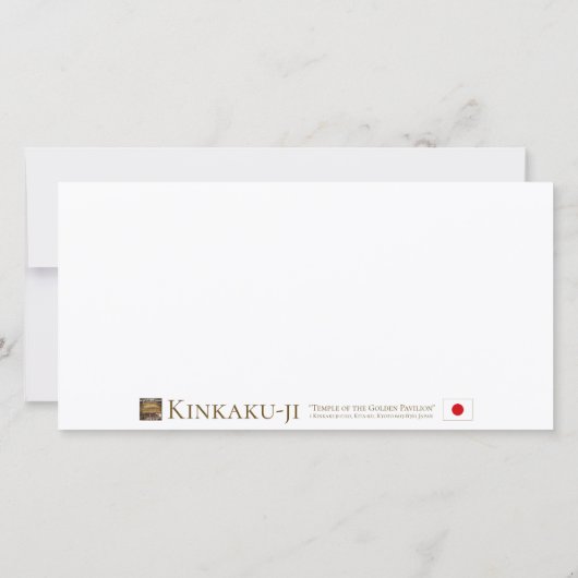Kinkaku-ji (Rokuon-ji) カード (裏面)