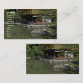 Kinkakujiの金パビリオン、京都、日本 名刺 (正面/裏面)