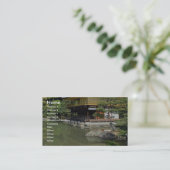 Kinkakujiの金パビリオン、京都、日本 名刺 (スタンド正面)