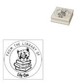 Kinkalow Cat蔵書 ラバースタンプ (押印)