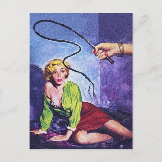 Kinky同性愛ヴィンテージパルプマガジンカバー ポストカード (正面)