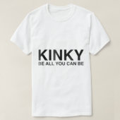 Kinky皮肉を言うこおもしろいと Tシャツ (デザイン正面)