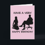 KINKY誕生日GREETING CARD for WIFE カード<br><div class="desc">とてもハッピーバースデーだ。それは命令だ。</div>