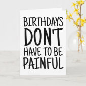 KINKY D/S誕生日カードfor WIFE HER カード (黄色い花)