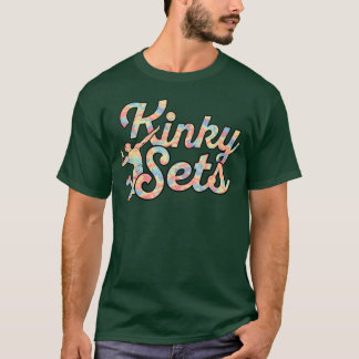 Kinky Sets Funny Sports Game Volleyball Player gir Tシャツ
