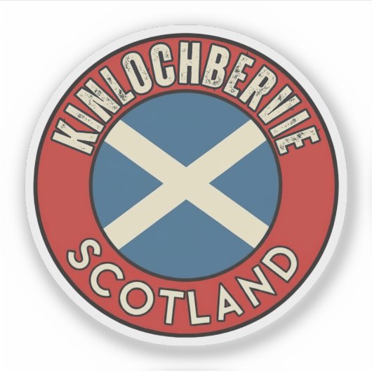Kinlochbervie, Scotland シール (正面)