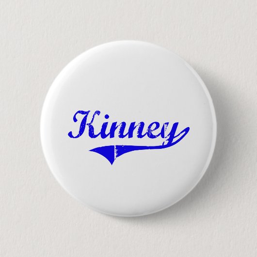 Kinneyの姓のクラシックなスタイル 缶バッジ (正面)