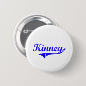 Kinneyの姓のクラシックなスタイル 缶バッジ (正面&裏面)