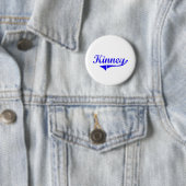 Kinneyの姓のクラシックなスタイル 缶バッジ (インサイチュ)