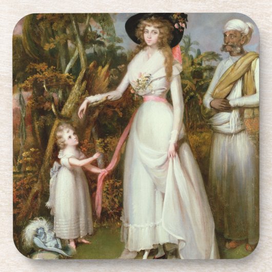 Kinross、彼女の娘およびJamadarの夫人グラハム、 コースター (正面)