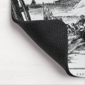 Kinsale、1689年3月12日で上陸するジェイムズ二世 マウスパッド (コーナー)