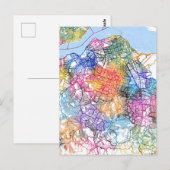 Kinshasa DR Congo City Map ポストカード (正面/裏面)