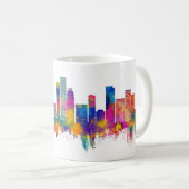 Kinshasa DR Congo Skyline コーヒーマグカップ (正面右)