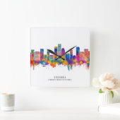 Kinshasa DR Congo Skyline スクエア壁時計 (ホーム)