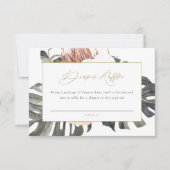 KINSLEYボホテラコッタおむつラッフルチケット 招待状 (正面)