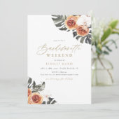 KINSLEYボホテラコッタフローラパームバチェロレッテ 招待状 (スタンド正面)