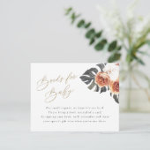 KINSLEYボホテラコッタブックスベビーカード 招待状 (スタンド正面)