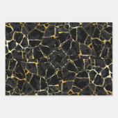 Kintsugi Gold Vein ラッピングペーパーシート (正面2)