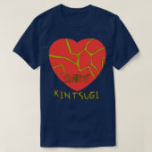 Kintsugi Kintsukuroi Heart 1 Tシャツ (デザイン正面)