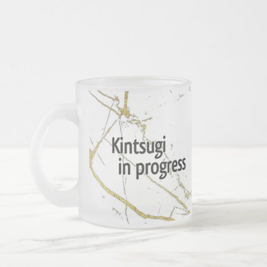 Kintsugi mug crystal フロストグラスマグカップ (左)