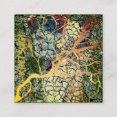 Kintsugi - reparierte Identität スクエア名刺 (正面)