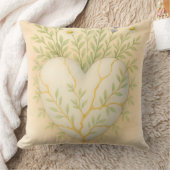 Kintsugi Wildflower Heart Watercolor クッション (ブランケット)