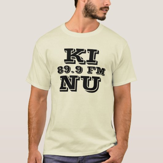 KINU、89.9 Fm Tシャツ (正面)