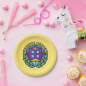 Kinzvilleアカデミーのロゴ ペーパープレート (パーティー)