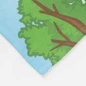 Kinzville公園の春のお祝い フリースブランケット (角)