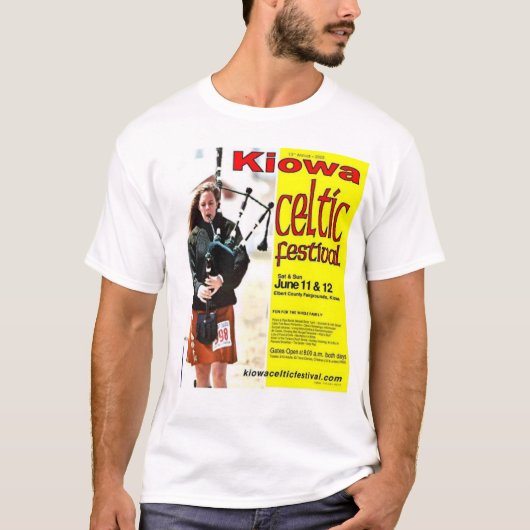 Kiowaのケルト人のフェスティバル Tシャツ (正面)