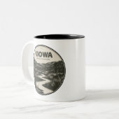 Kiowa National Grasslands Stream ツートーンマグカップ (正面左)