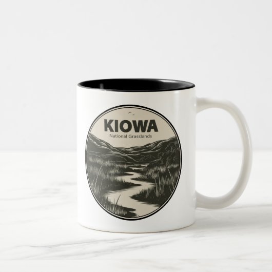 Kiowa National Grasslands Stream ツートーンマグカップ (右)