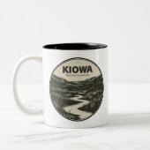 Kiowa National Grasslands Stream ツートーンマグカップ (左)