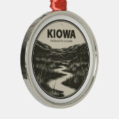 Kiowa National Grasslands Stream メタルオーナメント (右)