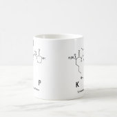 Kipペプチド名mug コーヒーマグカップ (中央)