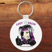 Kip "Leet Haxxor"キーチェーン キーホルダー (正面)