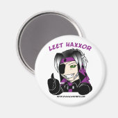 Kip「Leet Haxxor」マグネット マグネット (正面/裏面)