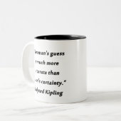 Kipling -女性推測 ツートーンマグカップ (正面左)