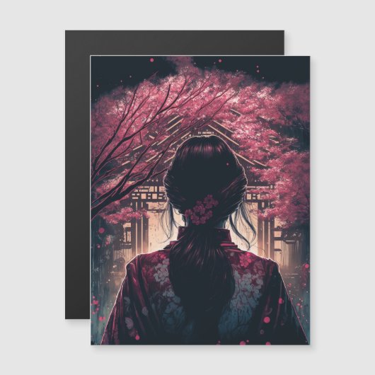 Kira Kirschblüten - Magnetkarte (正面/裏面)
