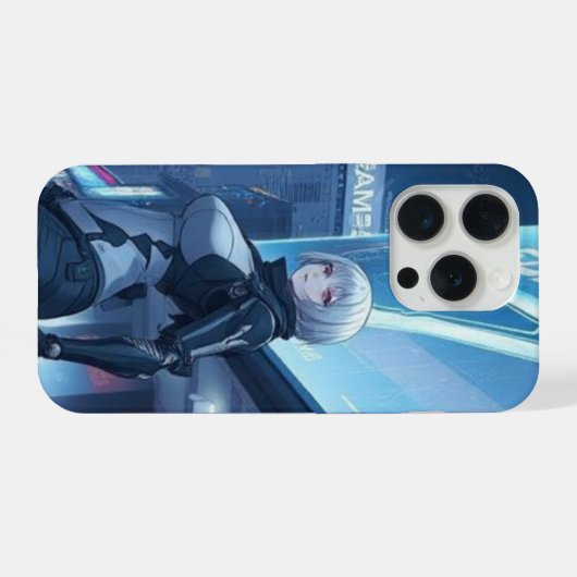 Kira yashiro cyberpunk anime iphone case iPhoneケース (裏面横)