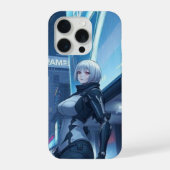 Kira yashiro cyberpunk anime iphone case iPhoneケース (裏面)