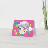 (Kiraiの)メッセージカード、含まれている封筒を憎んで下さい カード (正面)