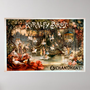 Kiralfyの兄弟の魔法の演劇ポスター ポスター