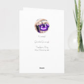 「Kirameki」の空白のな挨拶状 カード (裏面)