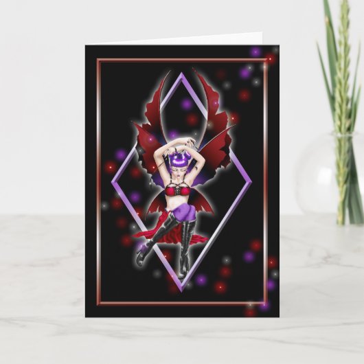 「Kirameki」の空白のな挨拶状 カード (正面)