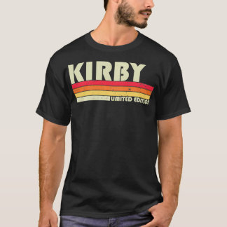 KIRBYギフト名パーソナライズされたおもしろいレトロヴィンテージB Tシャツ
